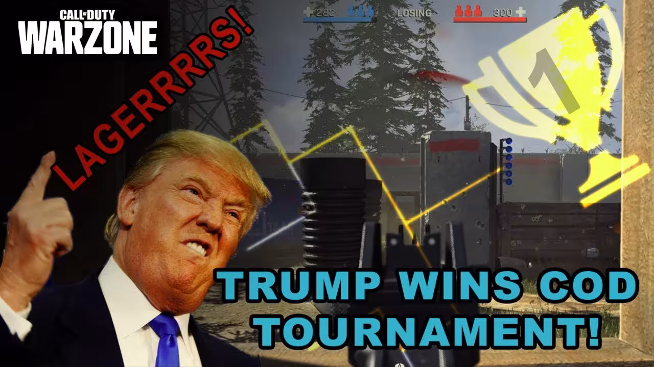 TRUMP WINS COD TOURNAMENT LAGERRRRS EDITION